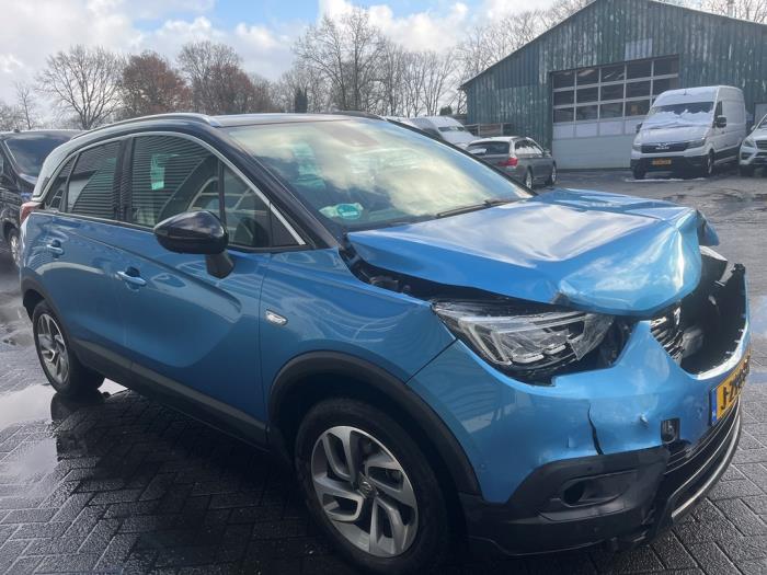 Opel Crossland 1.2 Turbo 12V Schadevoertuig (2019, Blauw)