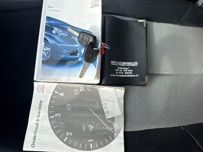 Toyota Aygo 1.0 12V VVT-i Schadevoertuig (2008, Blauw)