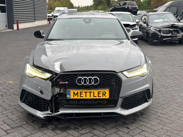 Audi RS 6 Avant 4.0 V8 TFSI 32V Schadevoertuig (2015, Grijs)