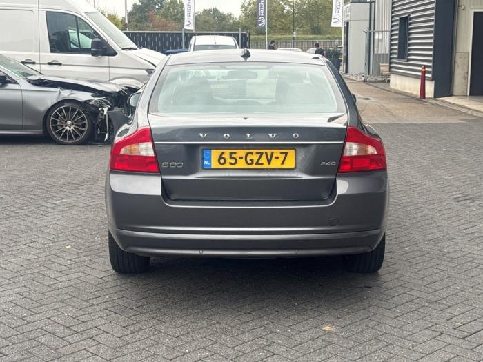 Volvo S80 2.4 D 20V Schadevoertuig (2008, Grijs)