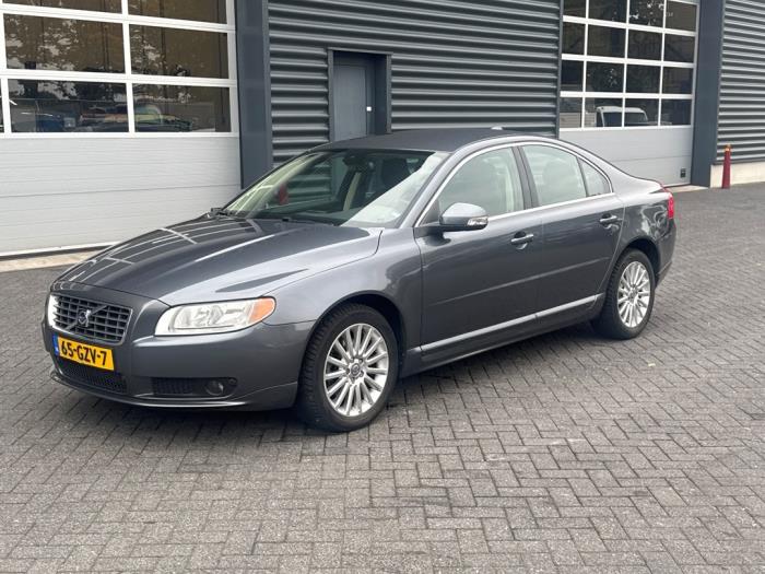Volvo S80 2.4 D 20V Schadevoertuig (2008, Grijs)