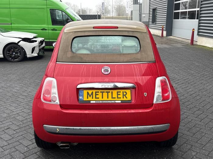 Fiat 500C 1.2 69 Schadevoertuig (2010, Rood)