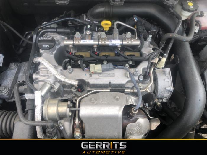 Opel Astra K 1.0 Turbo 12V Sloopvoertuig (2019, Zwart)