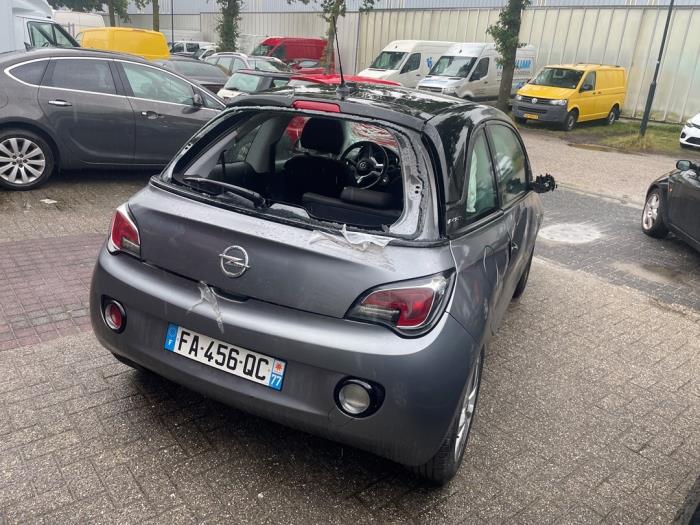 Opel Adam 1.4 16V Bi-Fuel Ecoflex Sloopvoertuig (2018, Metallic, Muisgrijs)