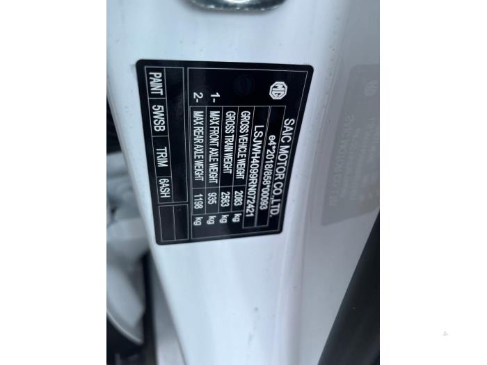 MG MG4 Electric Standard 51 kWh Sloopvoertuig (2023, Wit)