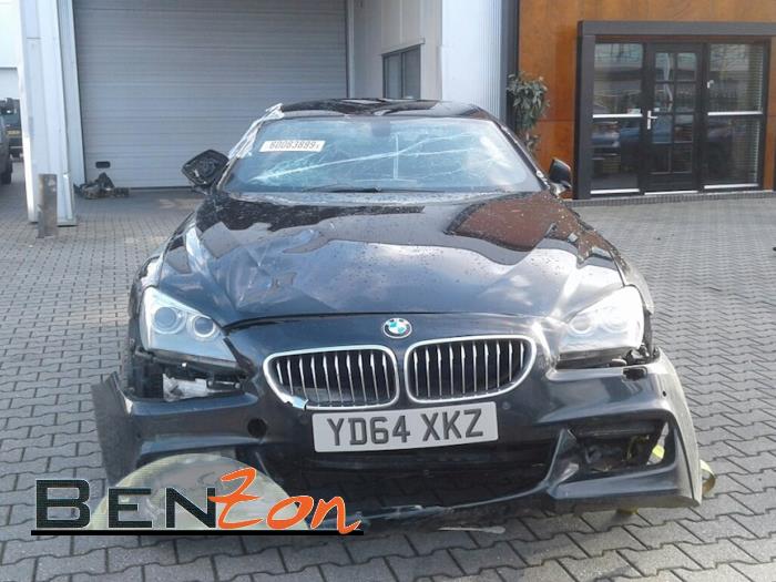 BMW 6-Serie Sloopvoertuig (2014, Metallic, Zwart)