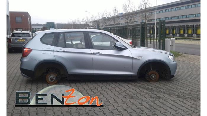 BMW X3 Sloopvoertuig (2012, Metallic, Blauw)