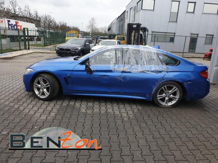 BMW 4 serie Gran Coupe 420d 2.0 16V Sloopvoertuig (2015, Blauw)