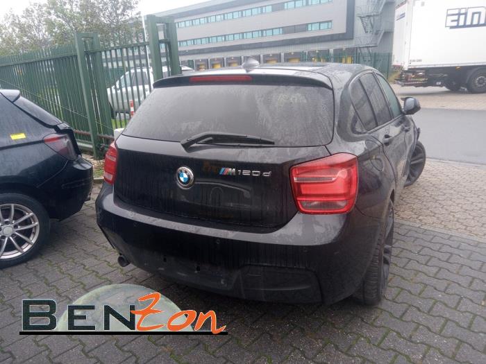 BMW 1 serie 120d 2.0 16V Sloopvoertuig (2013, Metallic, Zwart)