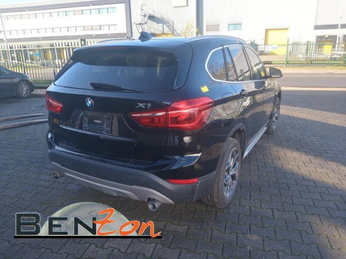 BMW X1 sDrive 28i 2.0 16V Twin Power Turbo Sloopvoertuig (2017, Zwart)
