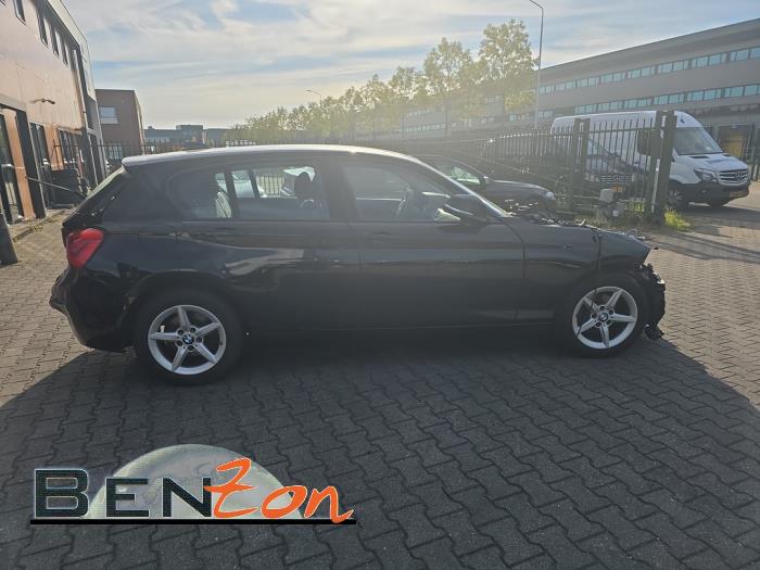 BMW 1 serie 118i 1.5 TwinPower 12V Sloopvoertuig (2016, Zwart)