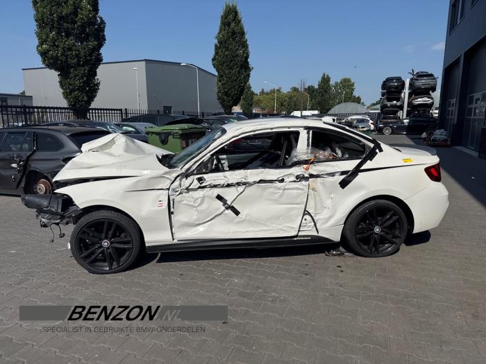 BMW 2 serie 220d 2.0 16V Sloopvoertuig (2015, Wit)