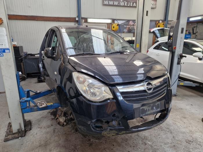 Opel Agila Mk.II 1.0 12V Twinport Sloopvoertuig (2008, Zwart)