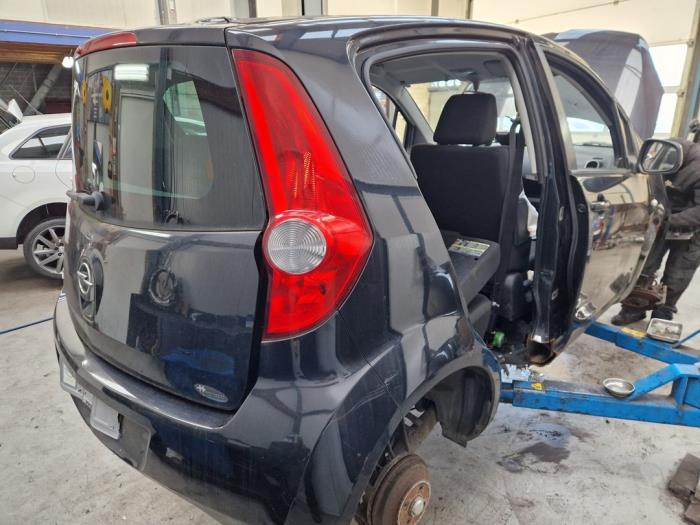 Opel Agila Mk.II 1.0 12V Twinport Sloopvoertuig (2008, Zwart)