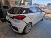 Hyundai i20 1.2i 16V Sloopvoertuig (2019, Wit, Zwart)