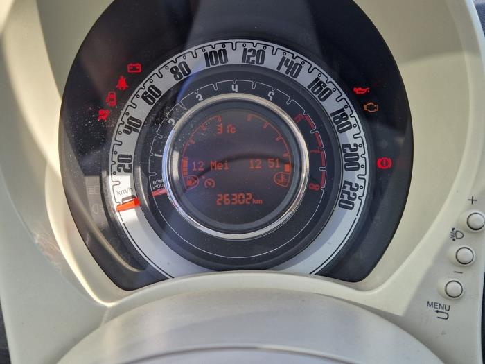 Fiat 500 1.2 Sloopvoertuig (2019, Groen)