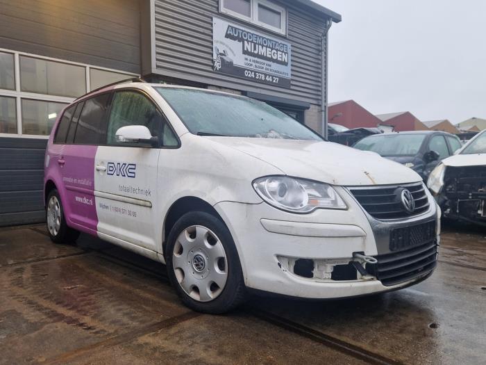 Volkswagen Touran 1.9 TDI 105 Euro 3 Sloopvoertuig (2007, Wit)