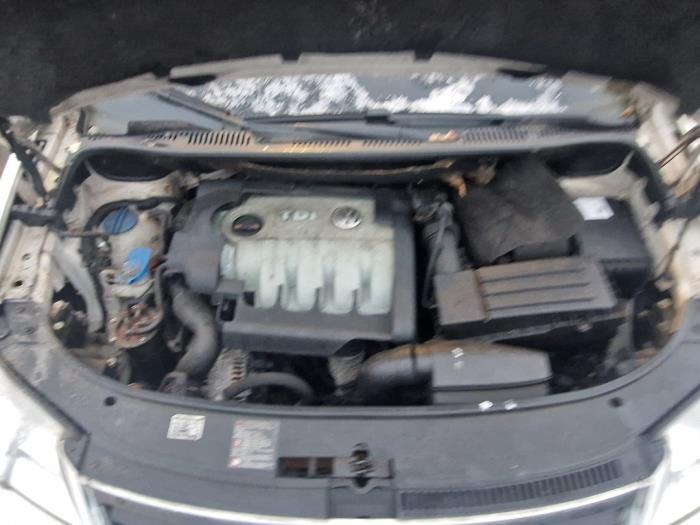 Volkswagen Touran 1.9 TDI 105 Euro 3 Sloopvoertuig (2007, Wit)