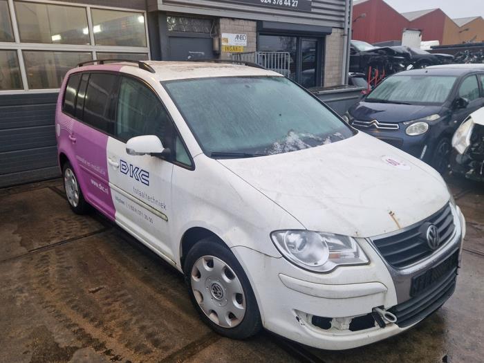 Volkswagen Touran 1.9 TDI 105 Euro 3 Sloopvoertuig (2007, Wit)