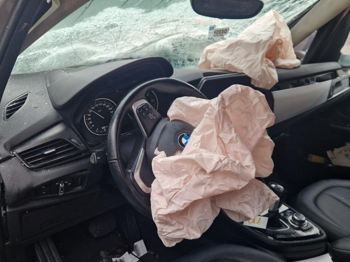 BMW 2 serie Active Tourer 218d 2.0 TwinPower Turbo 16V Sloopvoertuig (2015, Zilver)