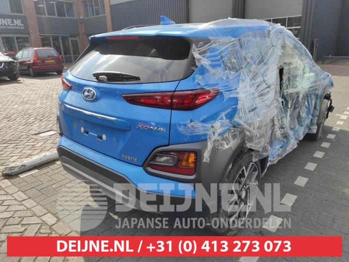 Hyundai Kona 1.6 GDi HEV 16V Sloopvoertuig (2019, Blauw)
