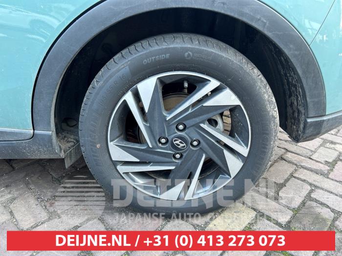 Hyundai Bayon 1.0 T-GDI 12V Mild Hybrid 48V Sloopvoertuig (2022, Groen)