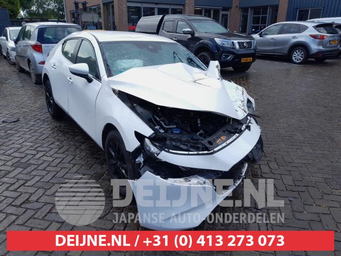 Mazda 3 Sport 2.0 SkyActiv-G 122 Mild Hybrid 16V Sloopvoertuig (2019, Wit)
