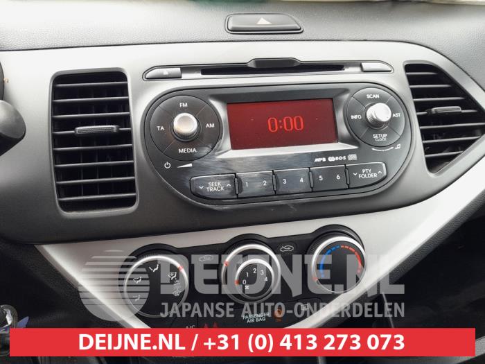 Kia Picanto 1.0 12V Sloopvoertuig (2013, Zwart)