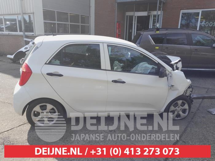 Kia Picanto 1.0 12V Sloopvoertuig (2015, Wit)
