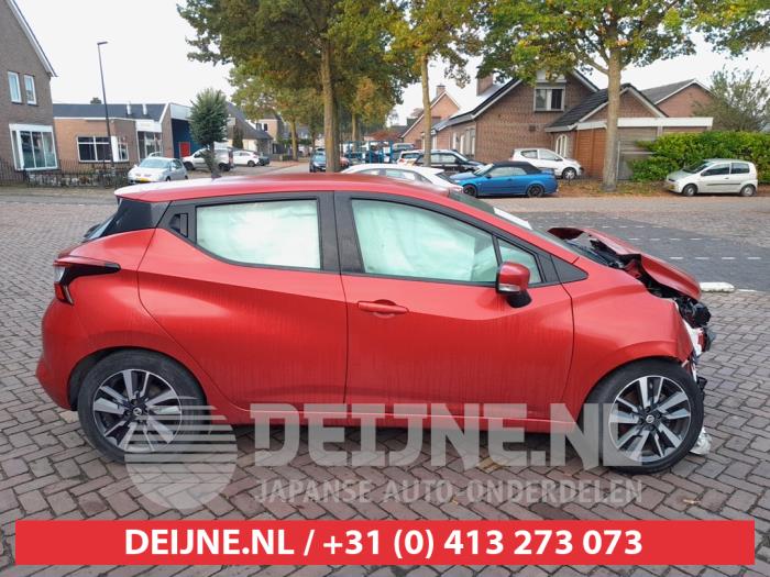 Nissan Micra 0.9 IG-T 12V Sloopvoertuig (2017, Rood)