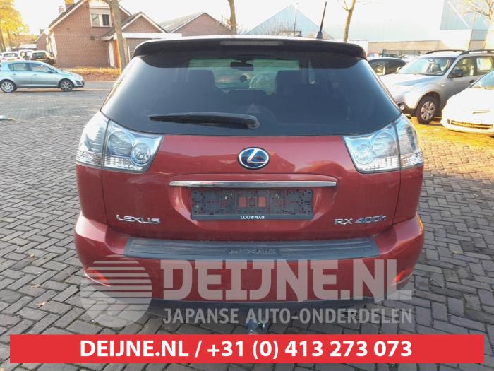 Lexus RX 400h V6 24V VVT-i 4x4 Sloopvoertuig (2008, Rood)
