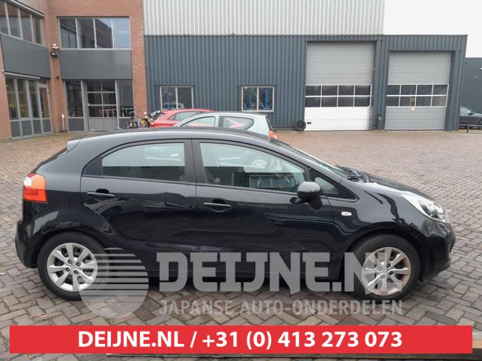Kia Rio III 1.2 CVVT 16V Sloopvoertuig (2014, Zwart)