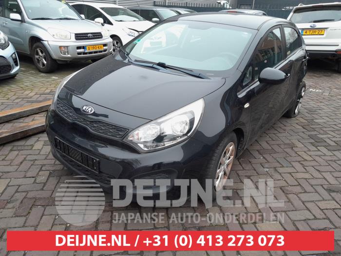 Kia Rio III 1.2 CVVT 16V Sloopvoertuig (2014, Zwart)