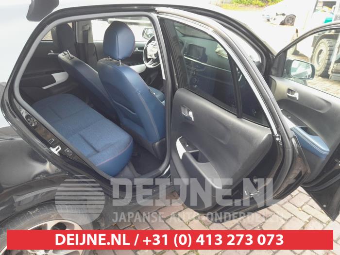 Kia Picanto 1.0 12V Sloopvoertuig (2018, Zwart)