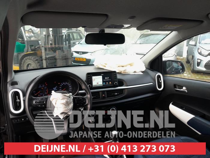 Kia Picanto 1.0 12V Sloopvoertuig (2018, Zwart)