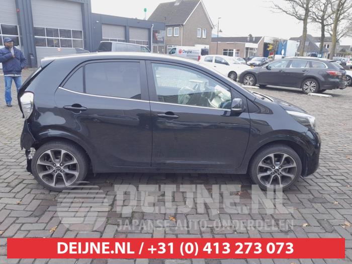 Kia Picanto 1.0 12V Sloopvoertuig (2018, Zwart)