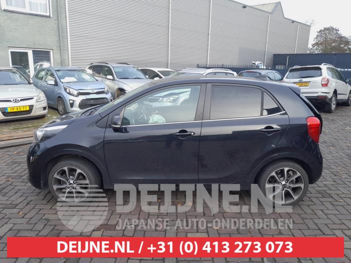 Kia Picanto 1.0 12V Sloopvoertuig (2018, Zwart)