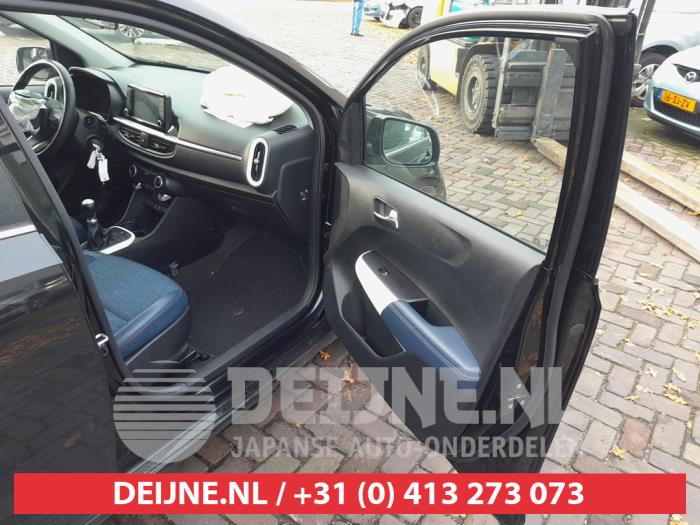 Kia Picanto 1.0 12V Sloopvoertuig (2018, Zwart)