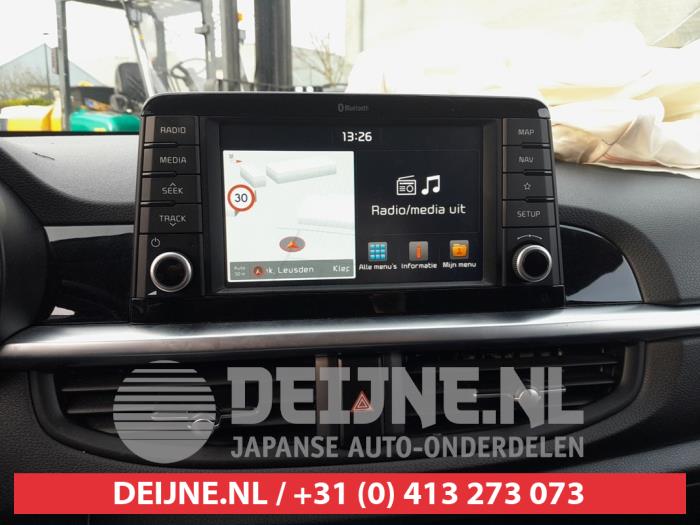 Kia Picanto 1.0 12V Sloopvoertuig (2018, Zwart)