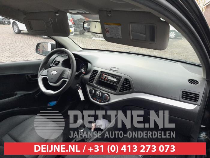 Kia Picanto 1.2 16V Sloopvoertuig (2011, Zwart)