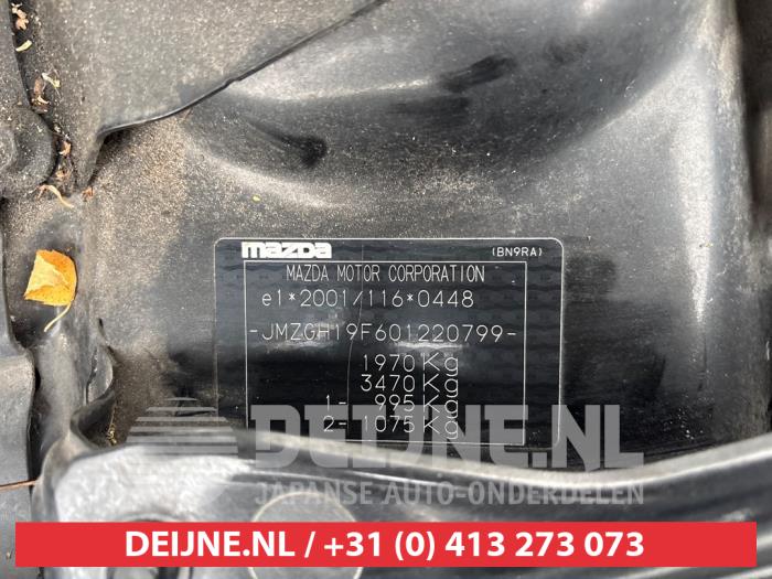 Mazda 6 SportBreak 2.0i 16V S-VT Sloopvoertuig (2009, Zwart)