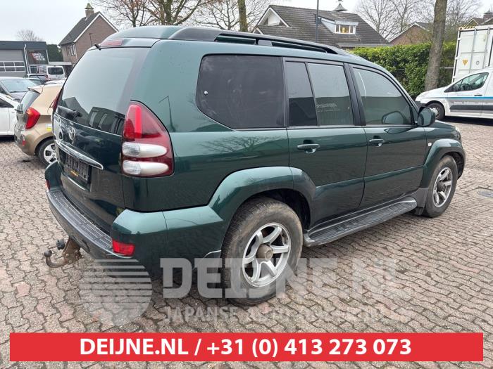 Toyota Land Cruiser 3.0 D-4D 16V Sloopvoertuig (2007, Groen)