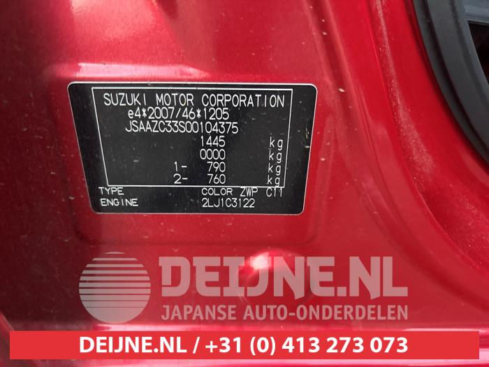 Suzuki Swift 1.4 Booster Jet Sport Turbo 16V Sloopvoertuig (2018, Rood)