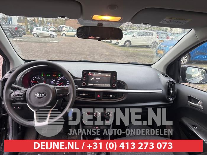 Kia Picanto 1.0 12V Sloopvoertuig (2019, Zwart)