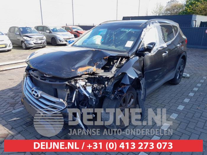 Hyundai Santa Fe III 2.2 CRDi R 16V 4x4 Sloopvoertuig (2016, Zwart)