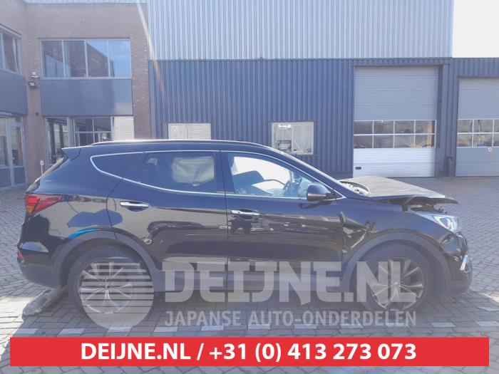 Hyundai Santa Fe III 2.2 CRDi R 16V 4x4 Sloopvoertuig (2016, Zwart)