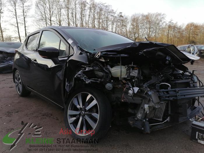 Nissan Micra 0.9 IG-T 12V Sloopvoertuig (2017, Zwart)