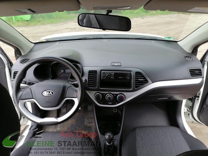 Kia Picanto 1.2 16V Sloopvoertuig (2011, Wit)