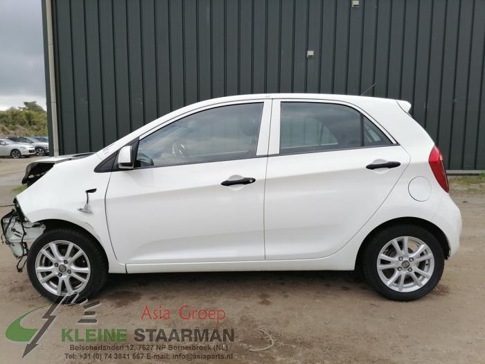 Kia Picanto 1.2 16V Sloopvoertuig (2011, Wit)