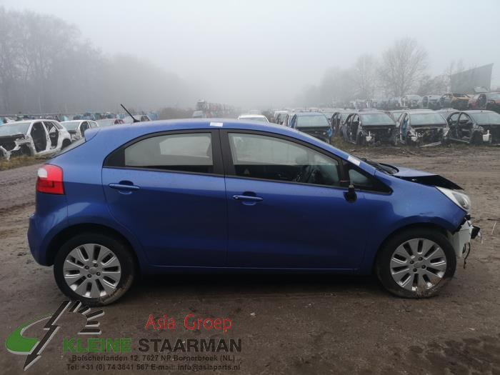 Kia Rio III 1.4 CVVT 16V Sloopvoertuig (2014, Donker, Blauw)